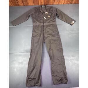 VTG Big Ben Coveralls Men 42L Olive Green Heavy Twill Wrangler Belle NWT USA
